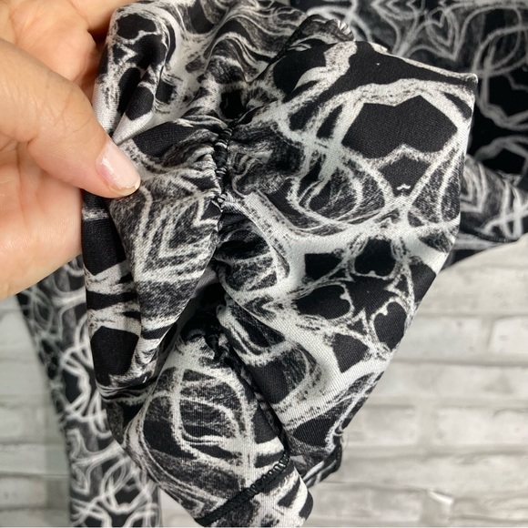 CALIA  Women's Essential Tight Fit Charcoal Geo Ankle Leggings Size L - Picture 5 of 12